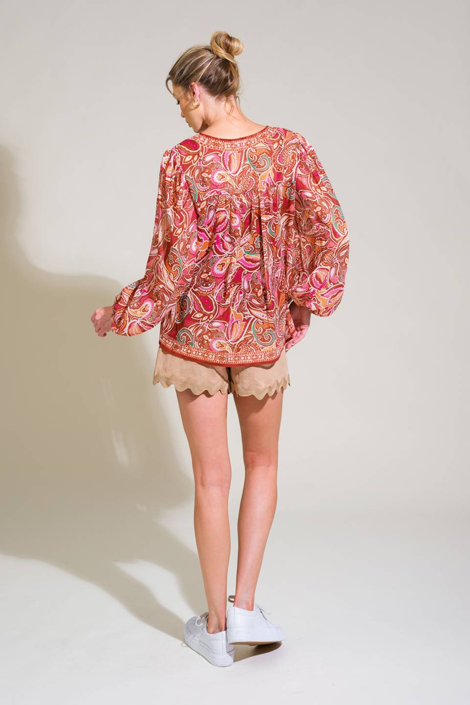 TIME AFTER TIME BLUSA TECIDA