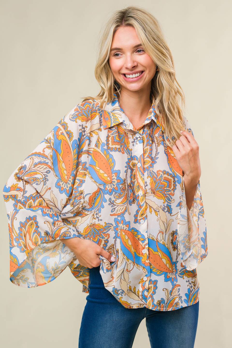 SWEET CRUSH WOVEN TOP - MaraFormigone