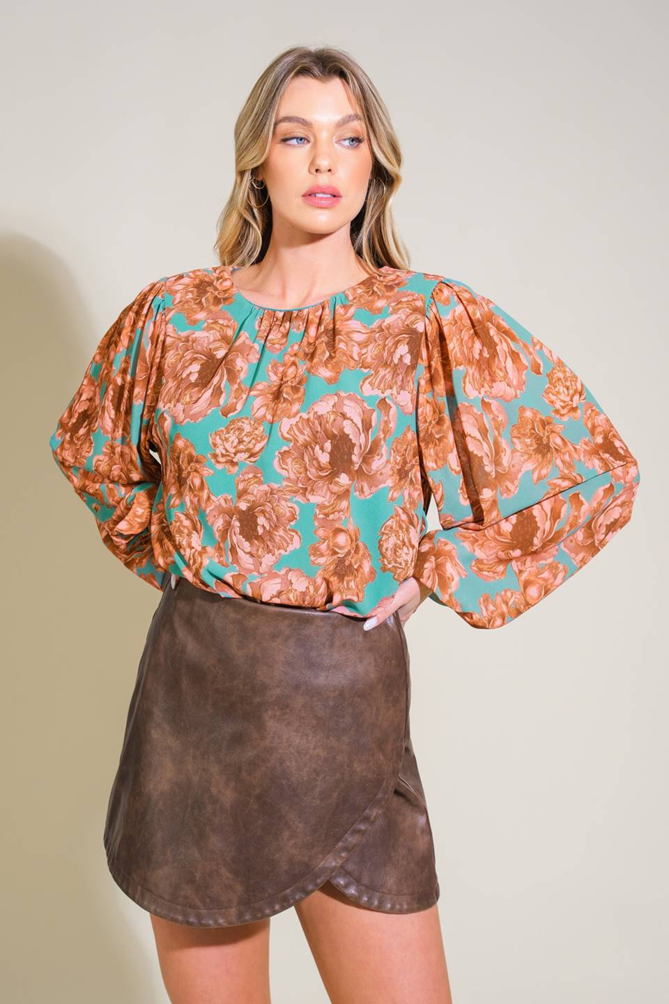 DELICATE HUE WOVEN TOP - MaraFormigone