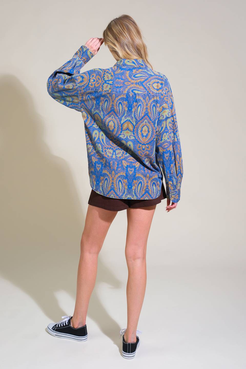 BLUSA DE TECIDO "EU ESTOU NO COMANDO"