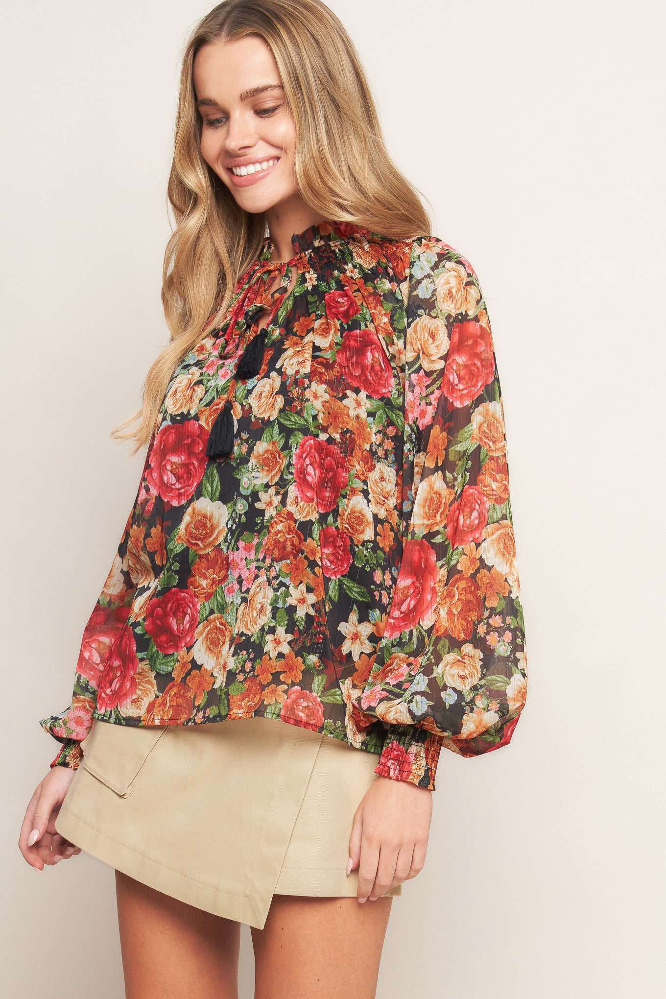 FOR THE DAY WOVEN TOP - MaraFormigone