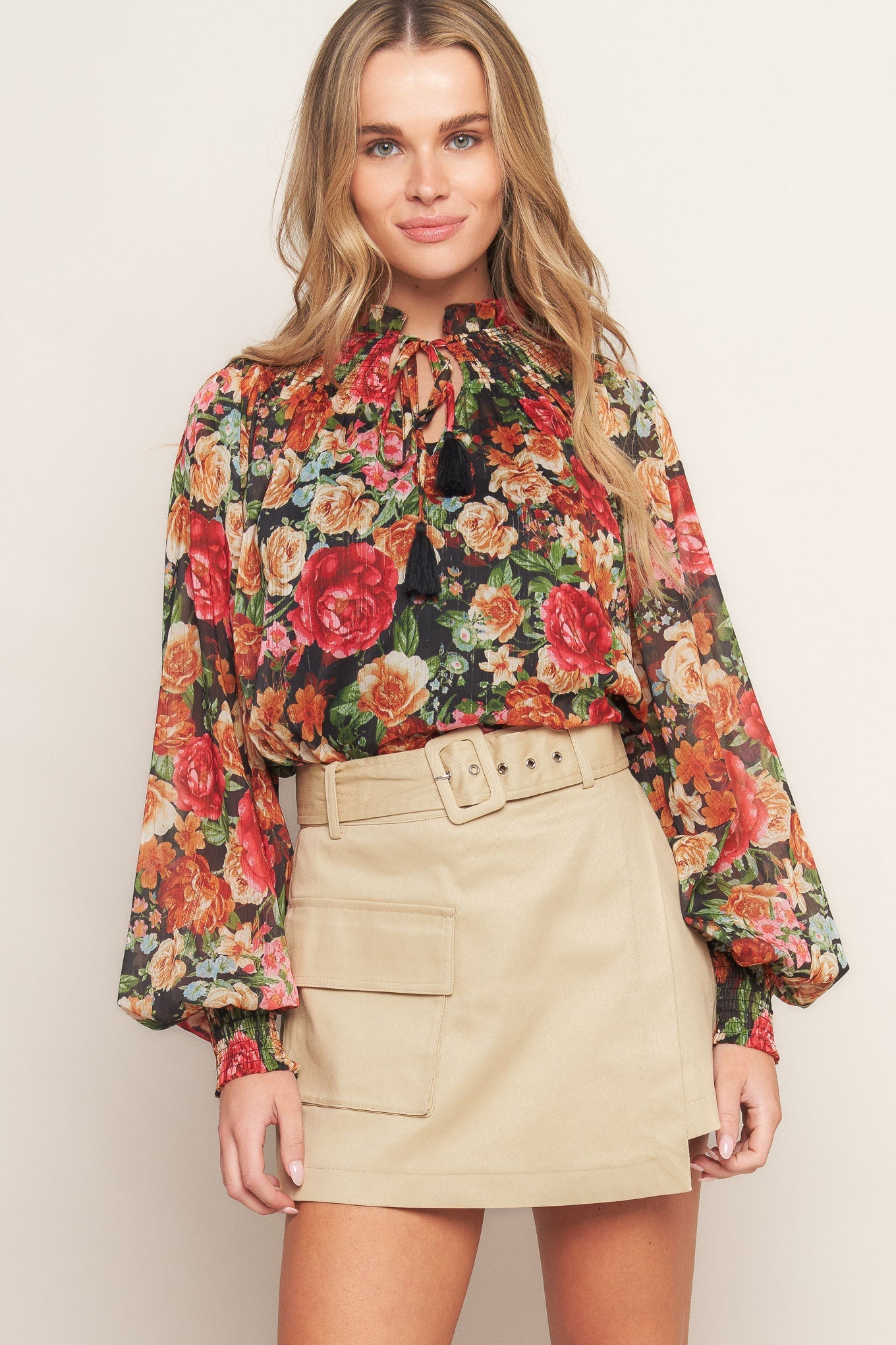 FOR THE DAY WOVEN TOP - MaraFormigone