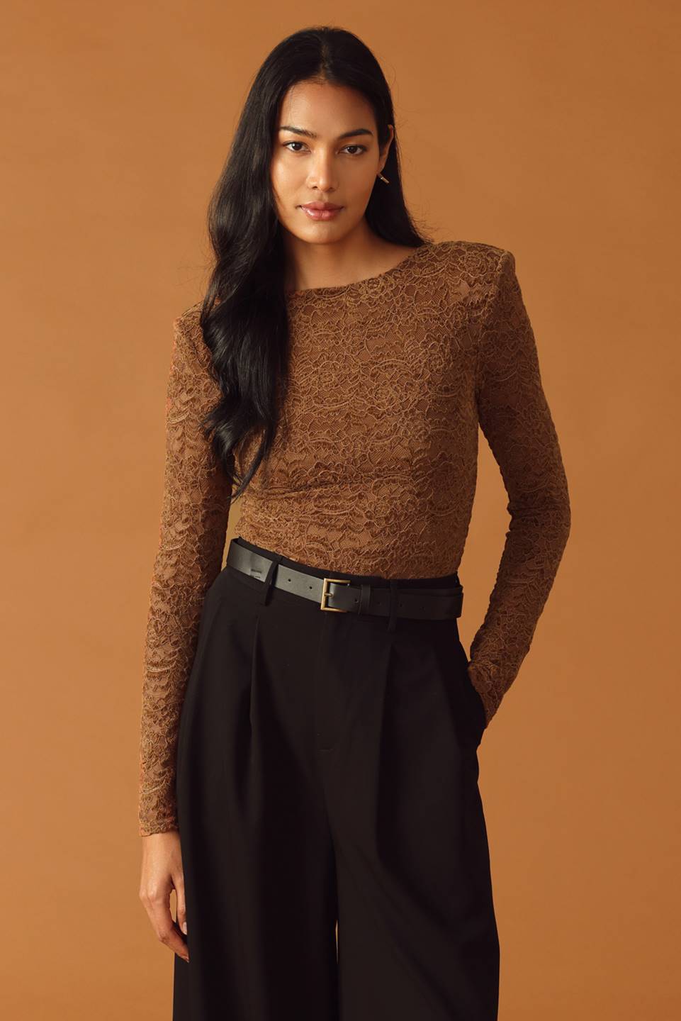 NEVER ENOUGH WOVEN LACE BODYSUIT - MaraFormigone