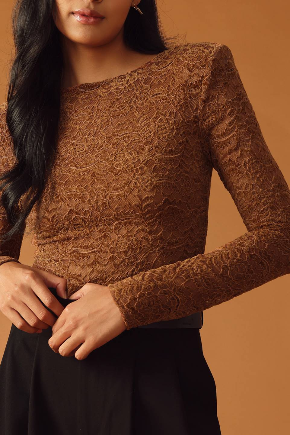 NEVER ENOUGH WOVEN LACE BODYSUIT - MaraFormigone