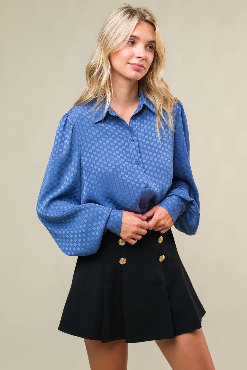 BLUSA TECIDA PENSE EM MIM