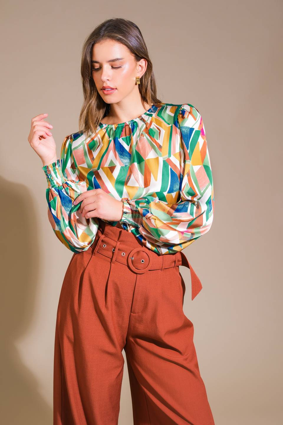 TOP TEJIDO RADIANT POISE