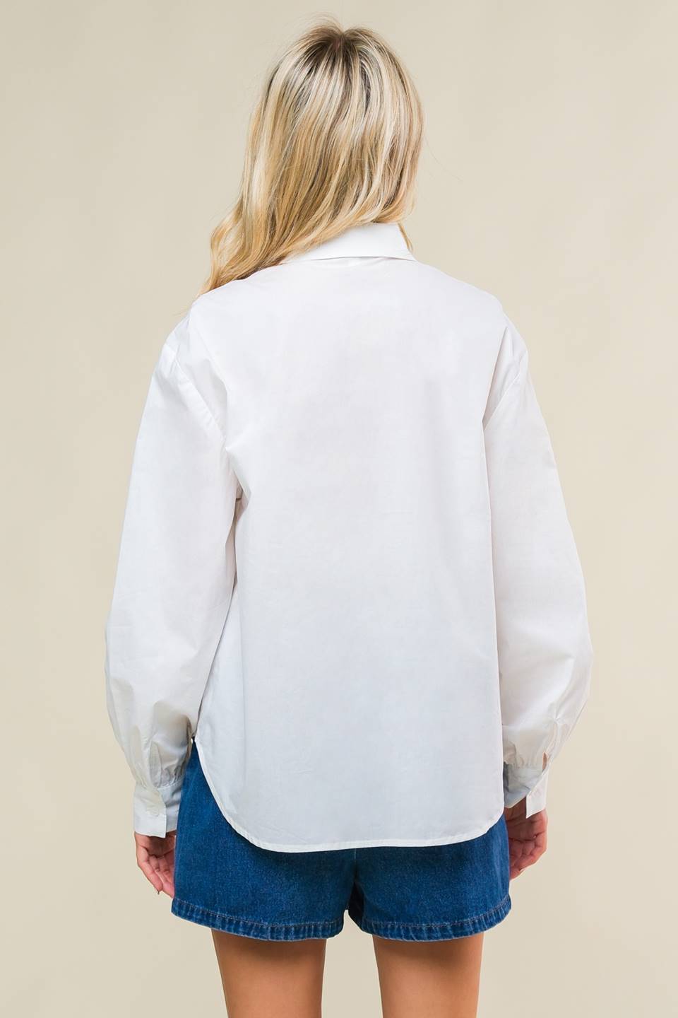 Blusa abotonada Refined Breeze