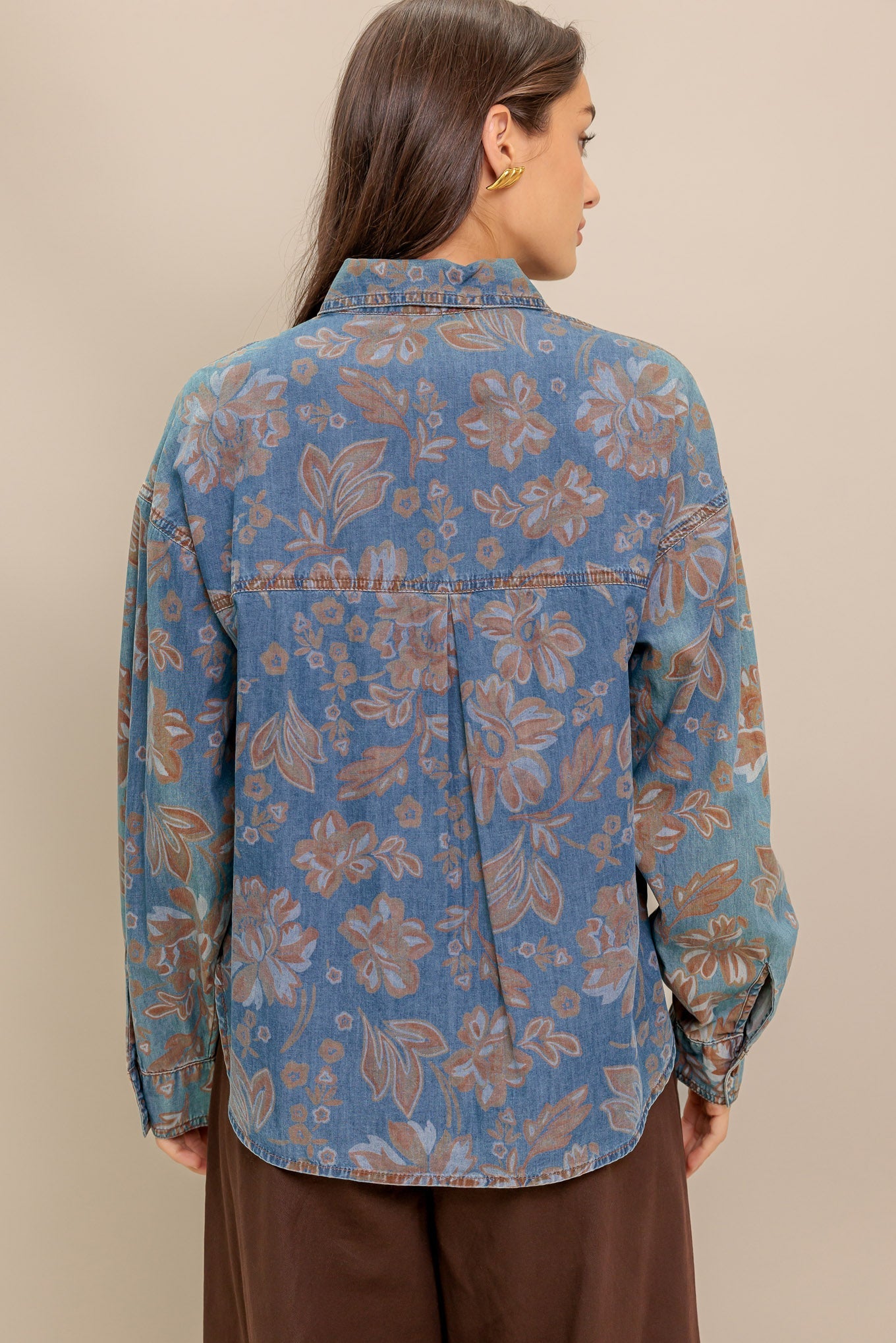 STICK TO THE PLAN DENIM TOP - MaraFormigone