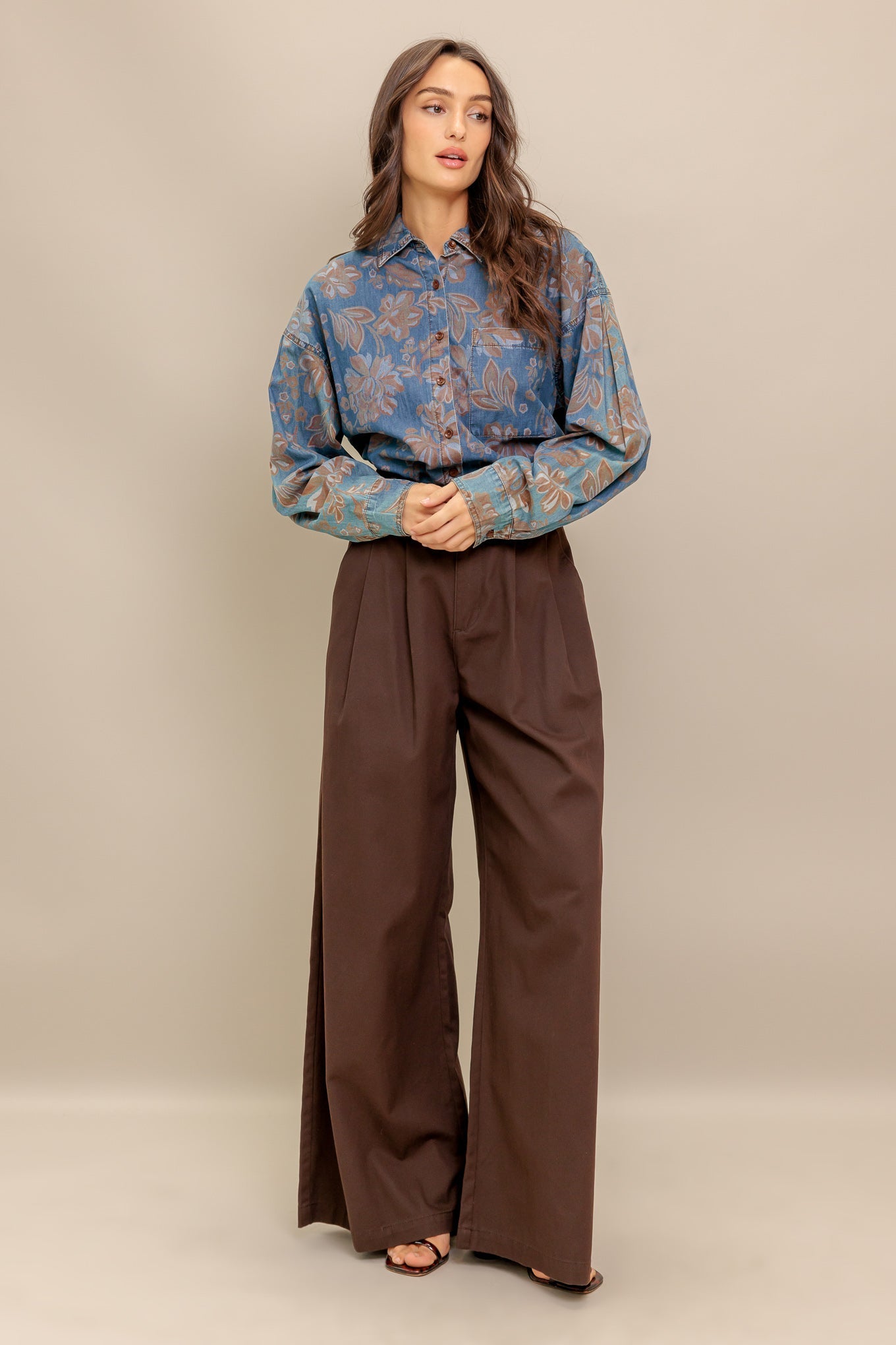 STICK TO THE PLAN DENIM TOP - MaraFormigone