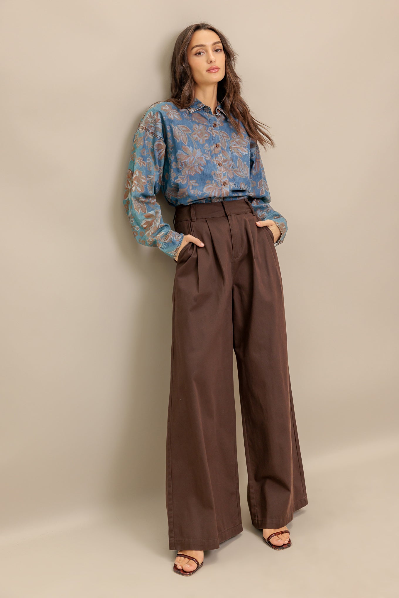 STICK TO THE PLAN DENIM TOP - MaraFormigone