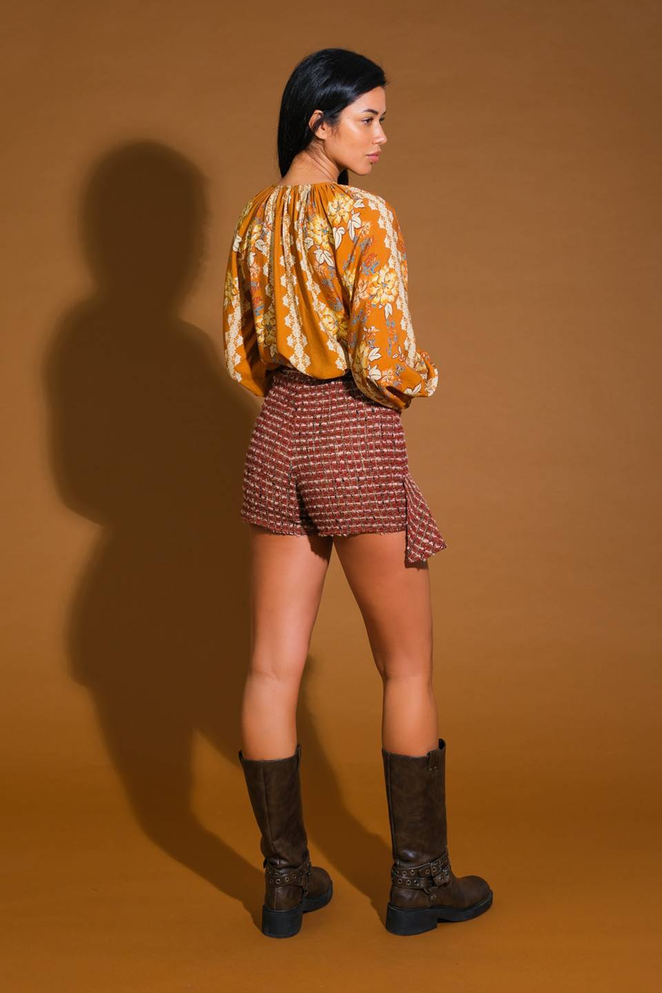 OVER THE HILLS WOVEN TOP - MaraFormigone