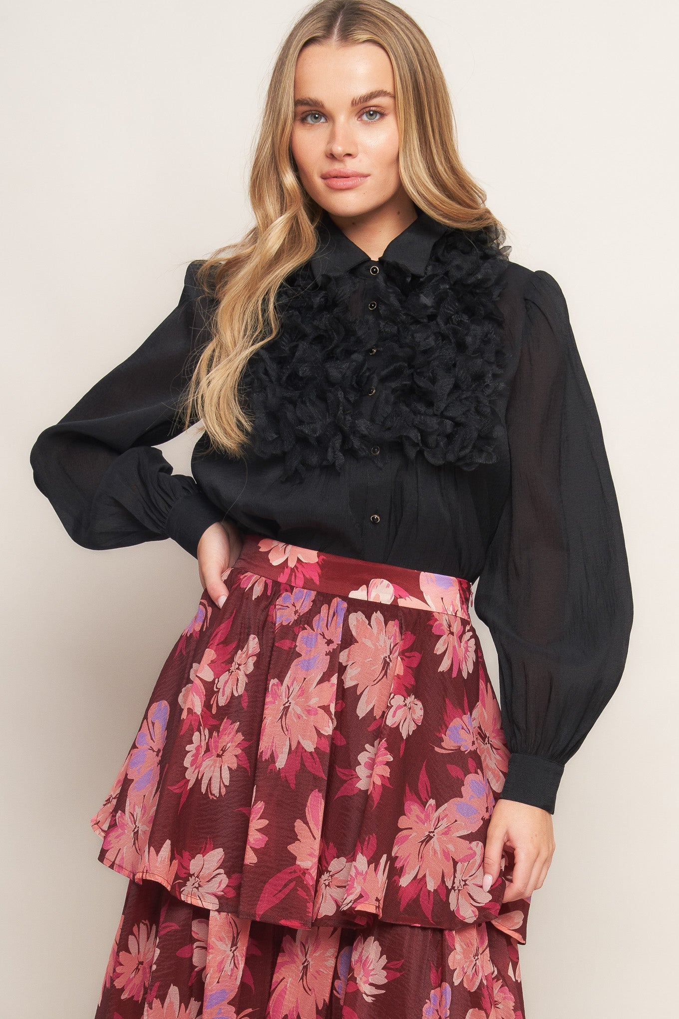 HAZY DAYS WOVEN TOP - MaraFormigone