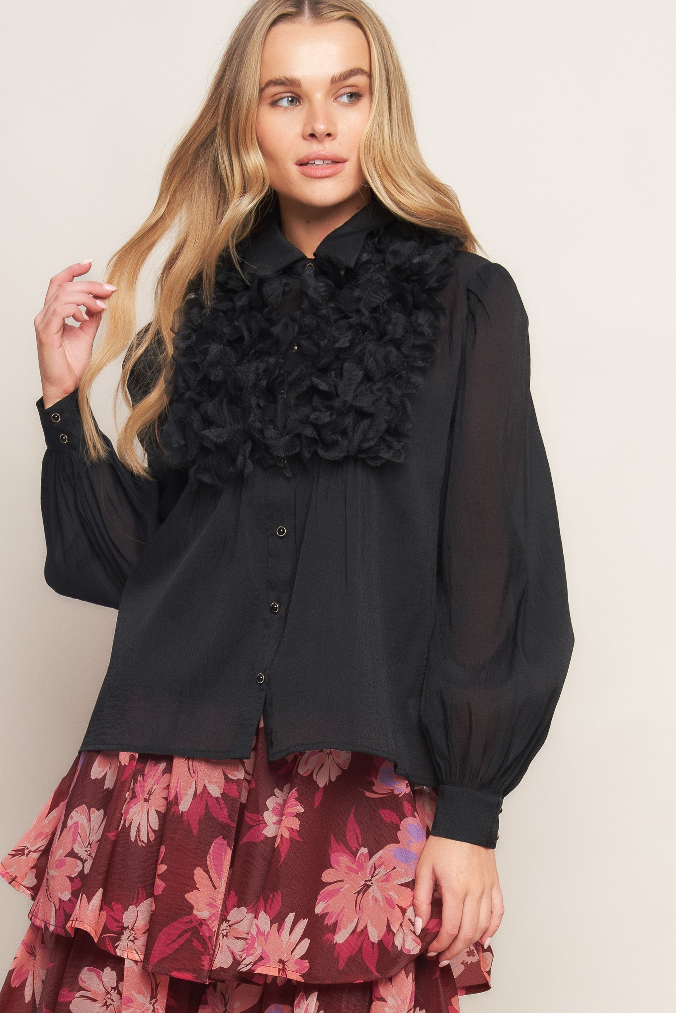 HAZY DAYS WOVEN TOP - MaraFormigone