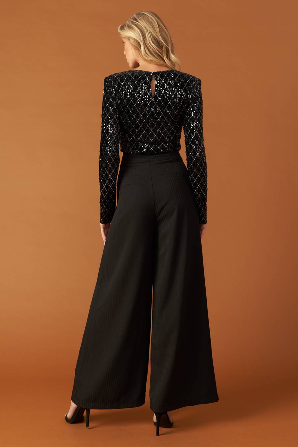 RUNNING OUT OF TIME SEQUIN BODYSUIT - MaraFormigone