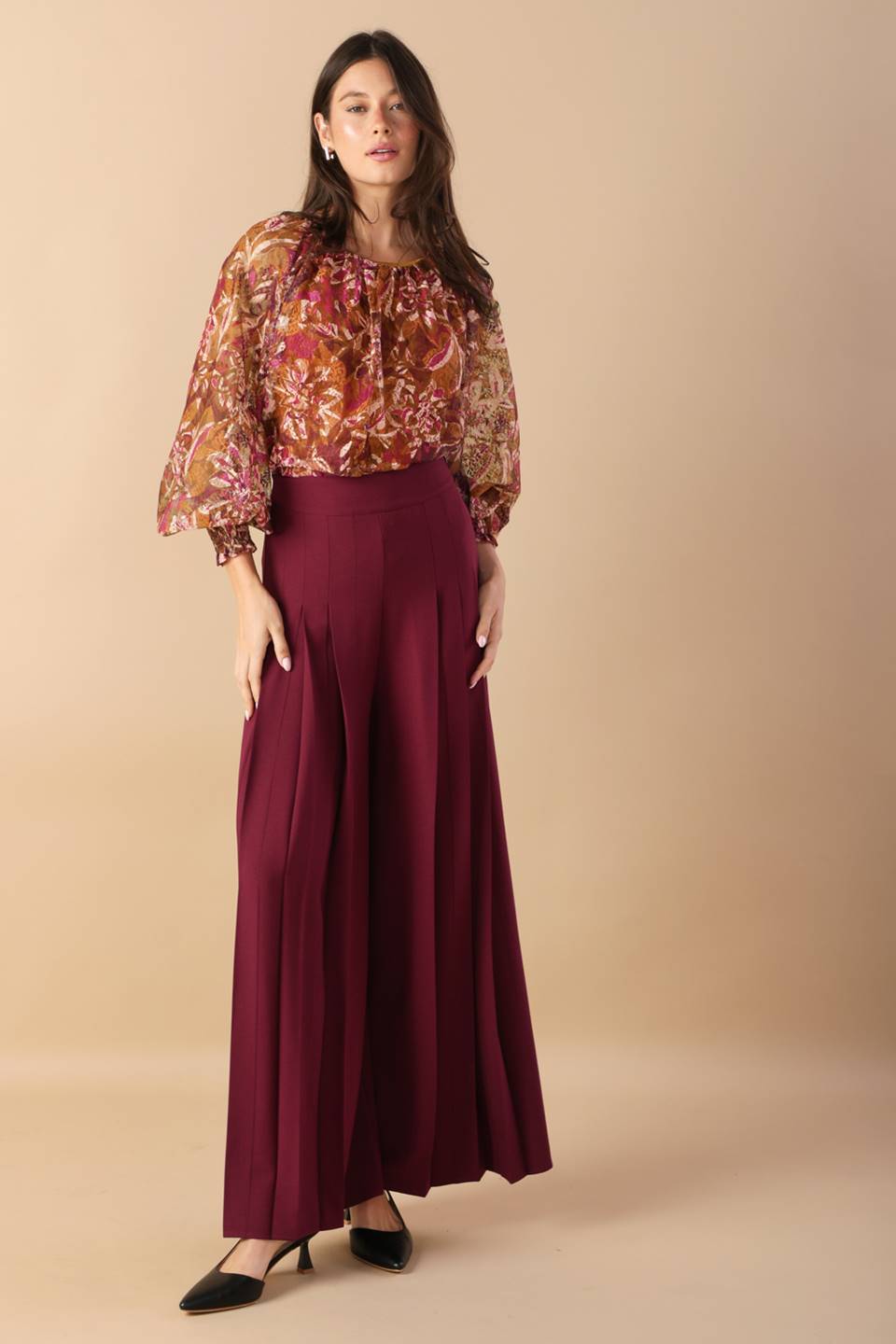 SUNSET STROLL WOVEN TOP - MaraFormigone