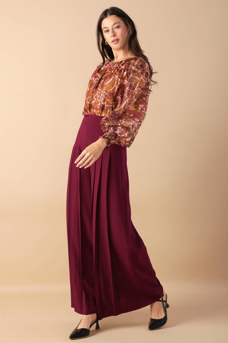 SUNSET STROLL WOVEN TOP - MaraFormigone