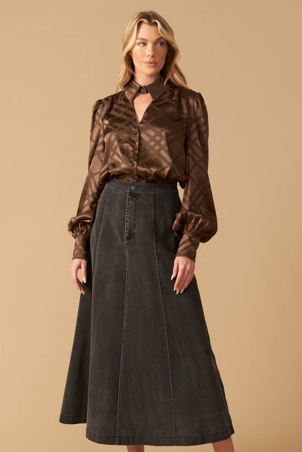 TOP DE SATÉN TEJIDO THE ART OF BALANCE