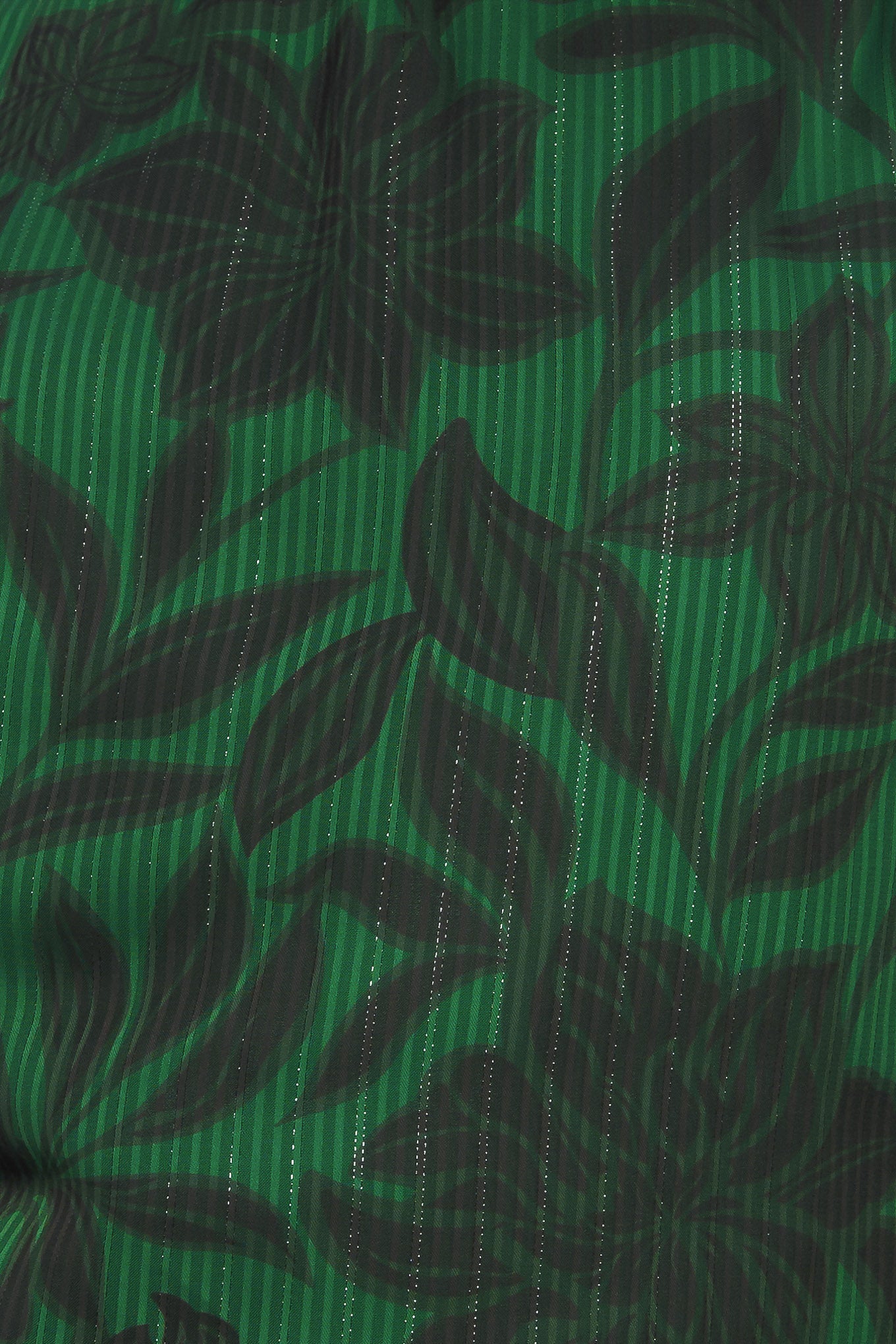 NOIR LEAF GREEN WOVEN TOP - MaraFormigone