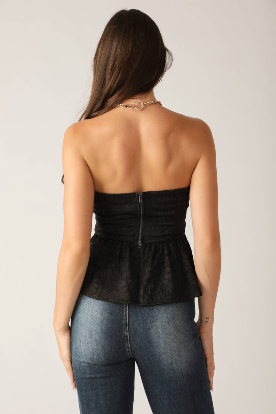 BLUSA ELEGANT ESSENCE TECIDA