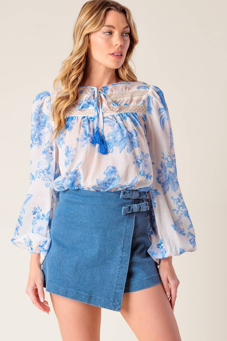 LAGOON DAYDREAMS WOVEN TOP - MaraFormigone