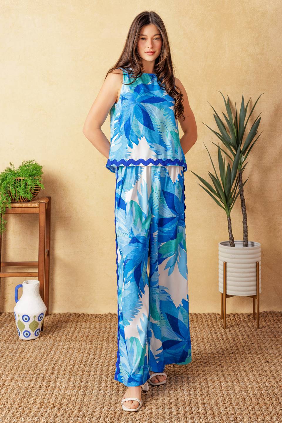 DAYS GO BY WOVEN TOP - MaraFormigone