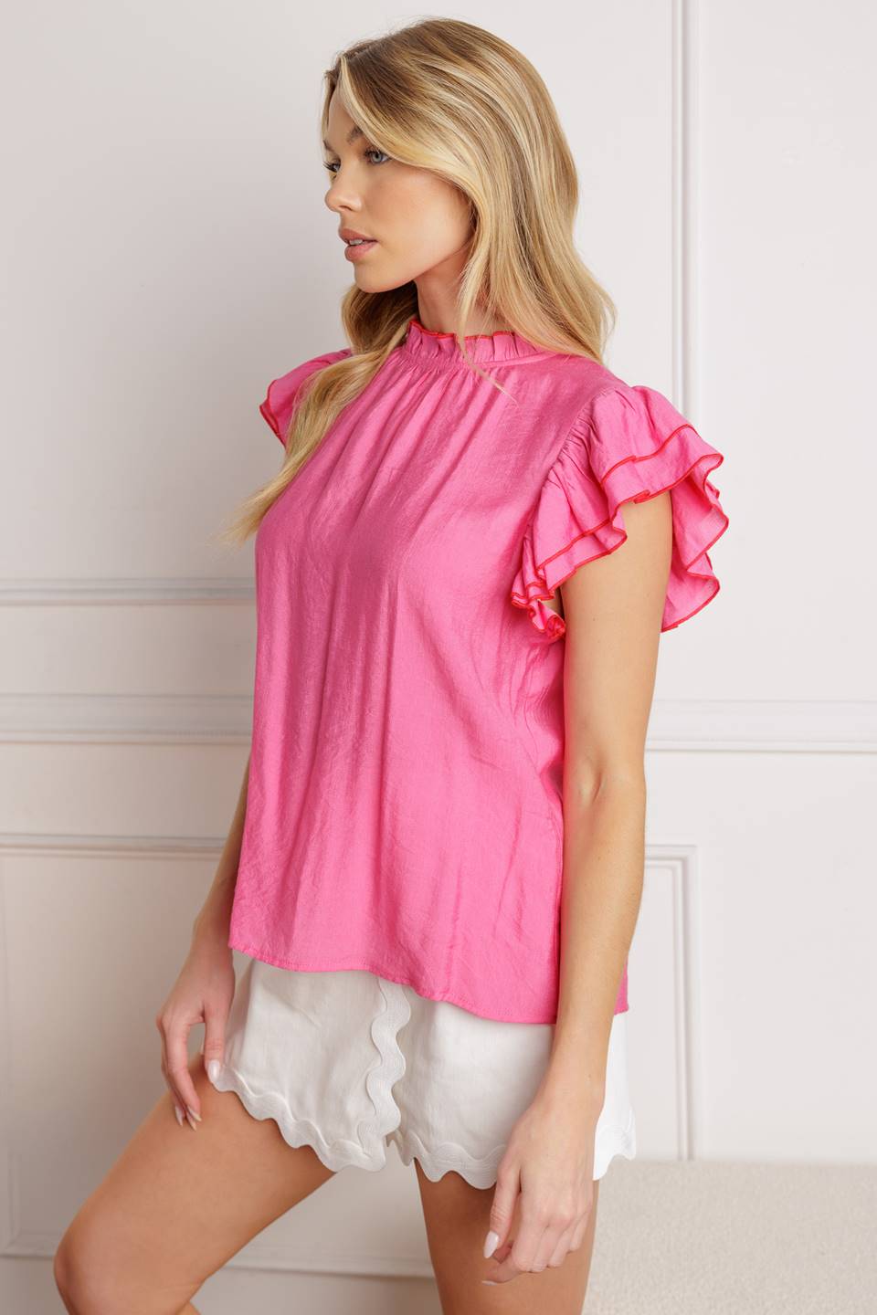 PUSH THE LIMIT WOVEN TOP - MaraFormigone