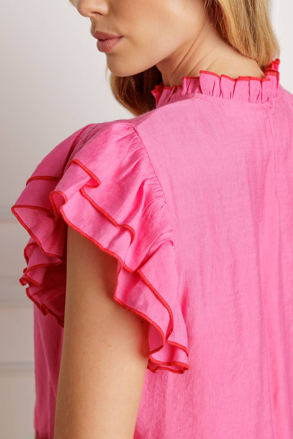 PUSH THE LIMIT WOVEN TOP - MaraFormigone