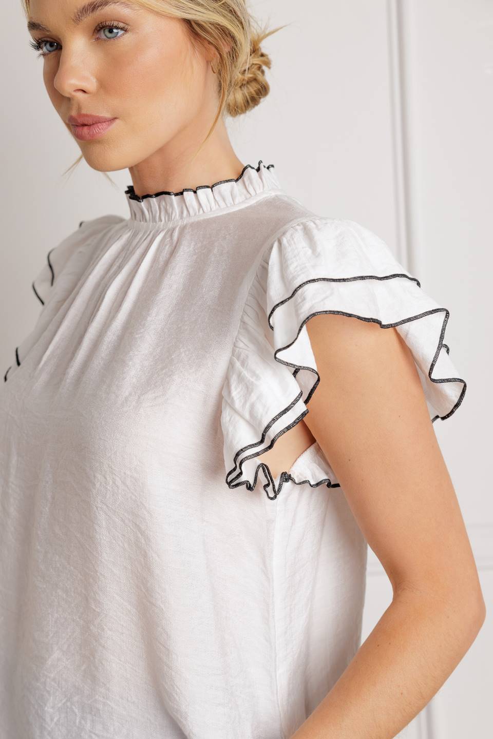 PUSH THE LIMIT WOVEN TOP - MaraFormigone