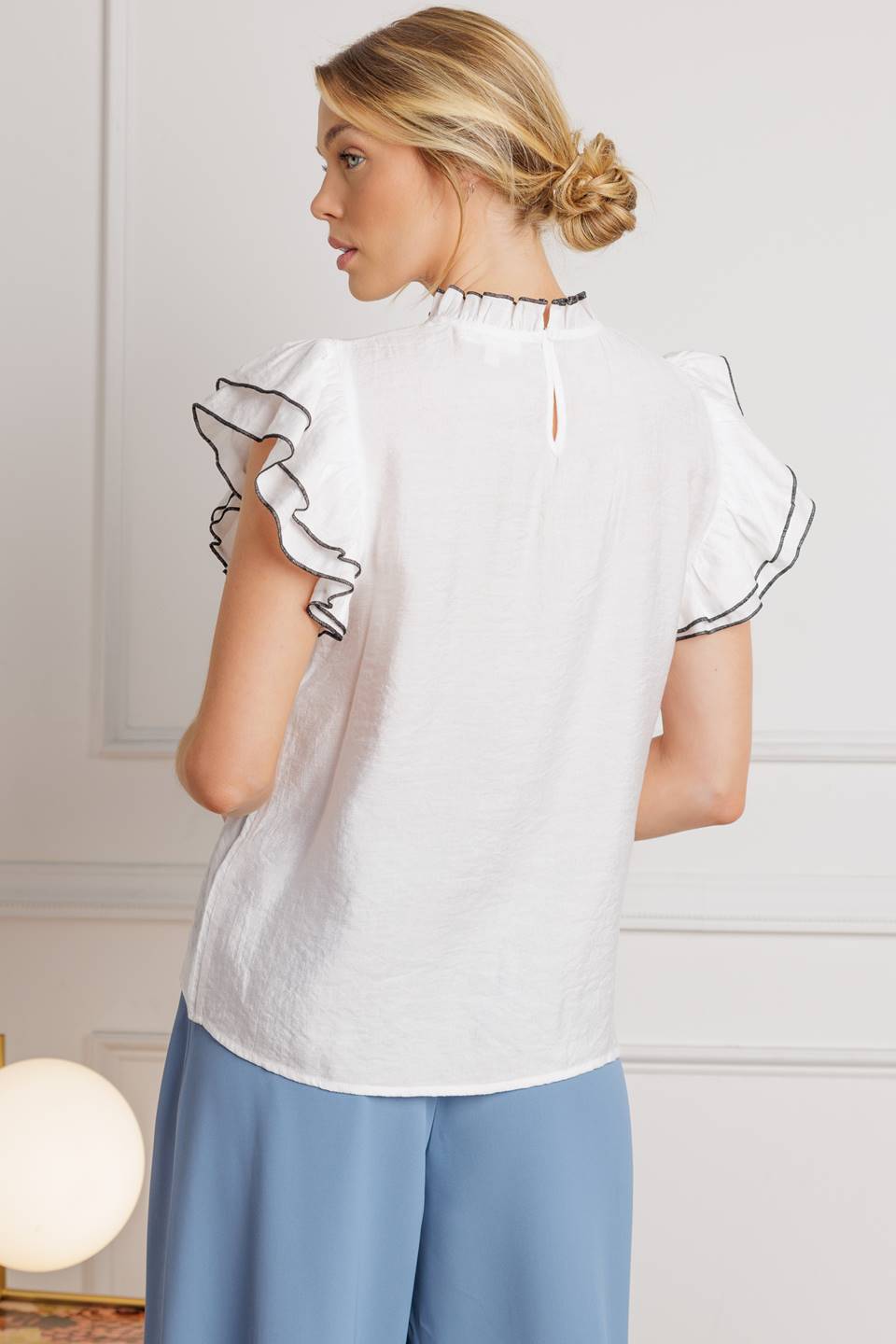 PUSH THE LIMIT WOVEN TOP - MaraFormigone