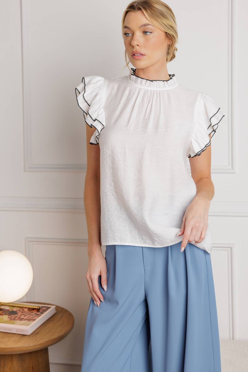 PUSH THE LIMIT WOVEN TOP - MaraFormigone