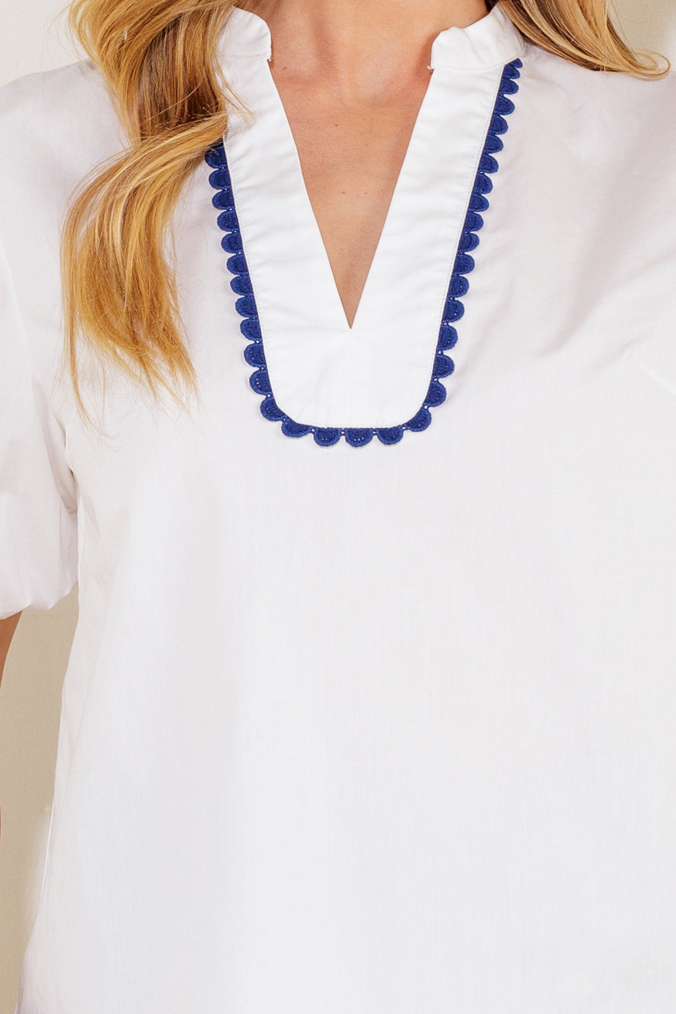 HIGH STANDARDS WOVEN TOP - MaraFormigone