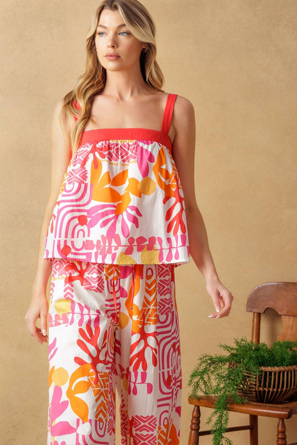 Conjunto de blusa e calça Over You Again