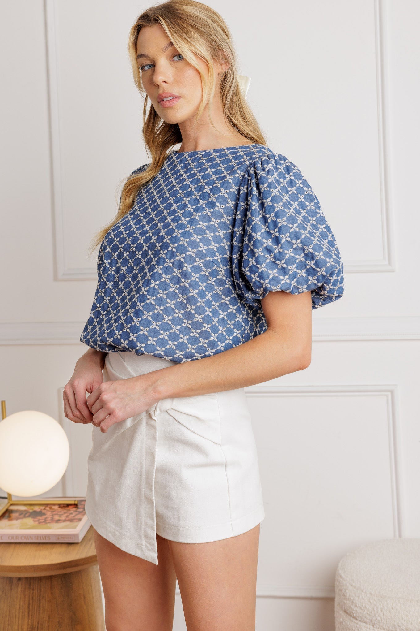 TOP TEJIDO RIPPLES OF TIME