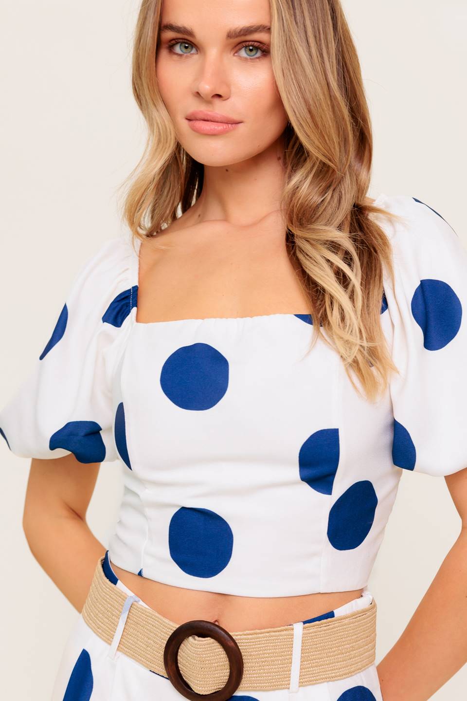 Conjunto de top y pantalón azul marino Coconut Kiss