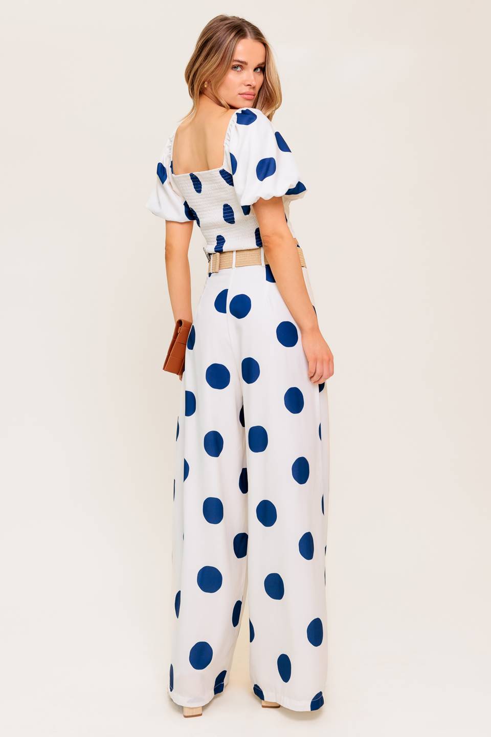 Conjunto de top y pantalón azul marino Coconut Kiss