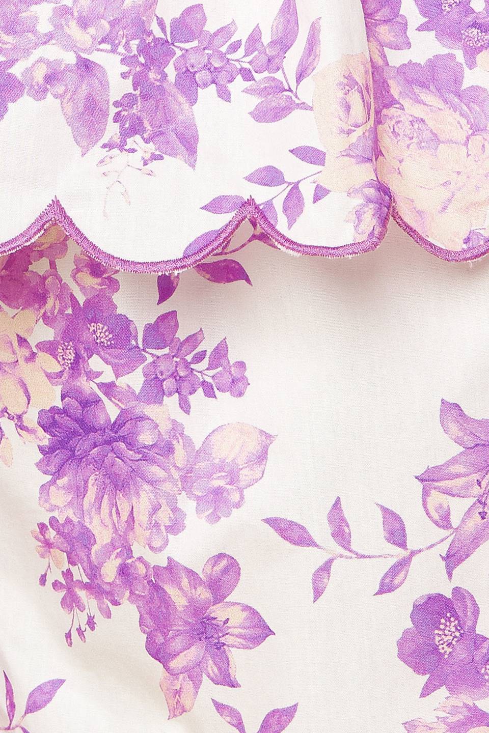 Conjunto de top y shorts tejidos en color lavanda de Daring Diva