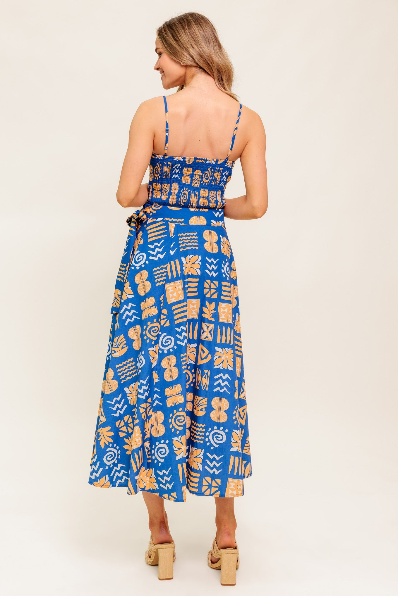 Conjunto de top y falda tejidos Dewdrop Silence