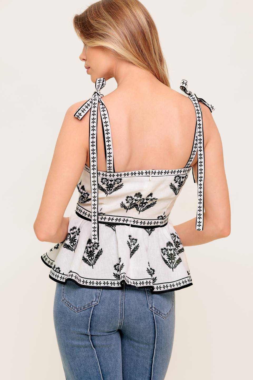 SERENE KISS WOVEN TOP - MaraFormigone