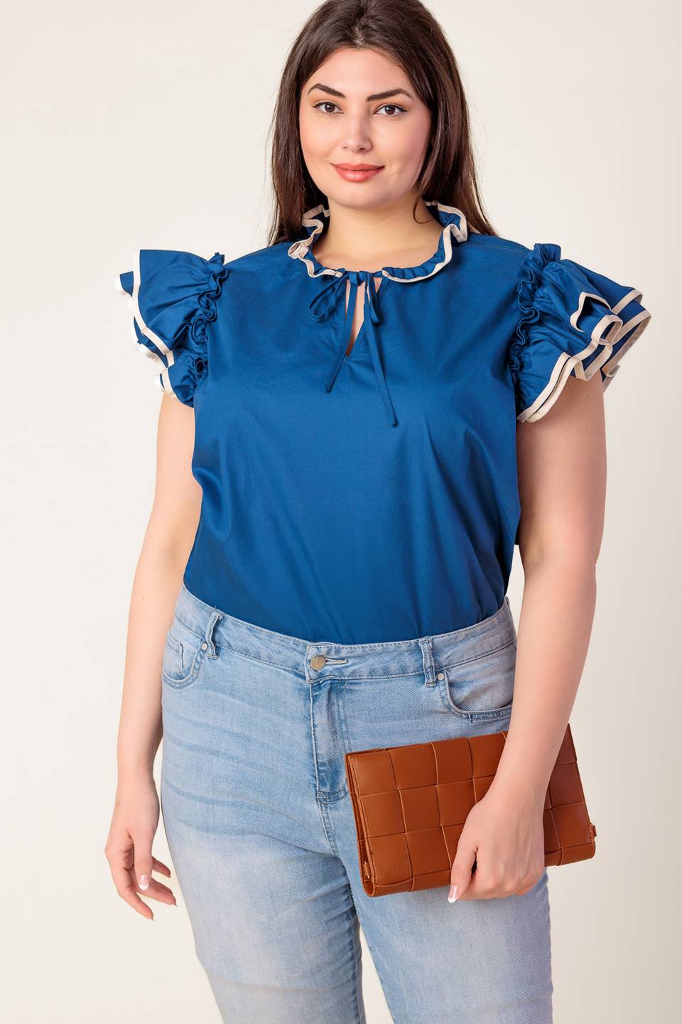 THE TIME IS RIGHT WOVEN TOP - MaraFormigone