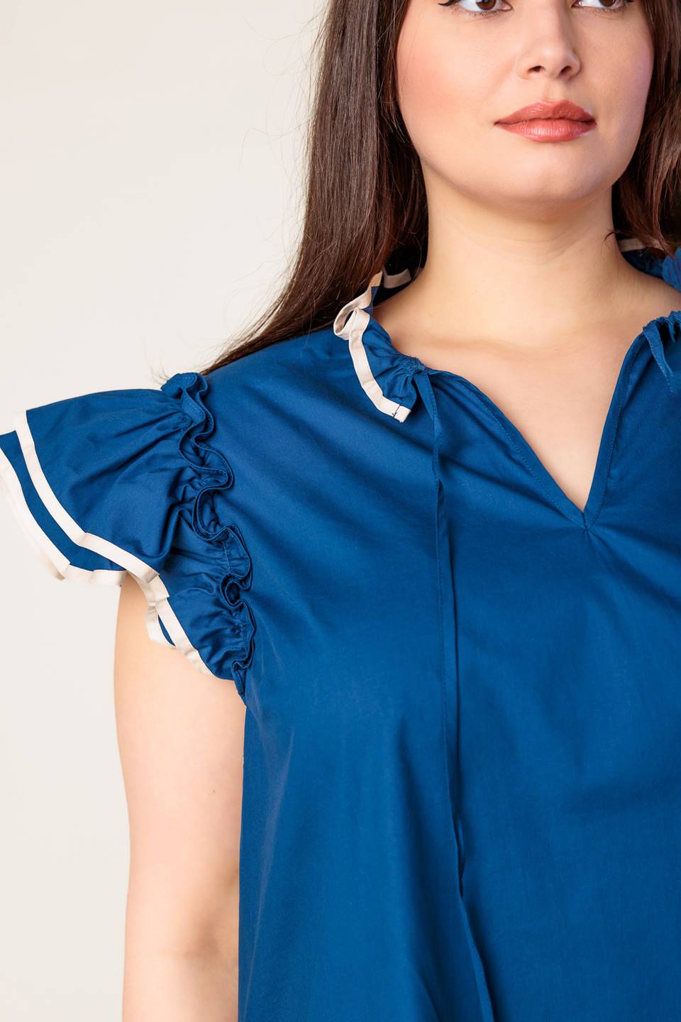 THE TIME IS RIGHT WOVEN TOP - MaraFormigone