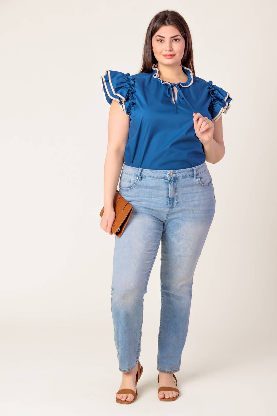 THE TIME IS RIGHT WOVEN TOP - MaraFormigone