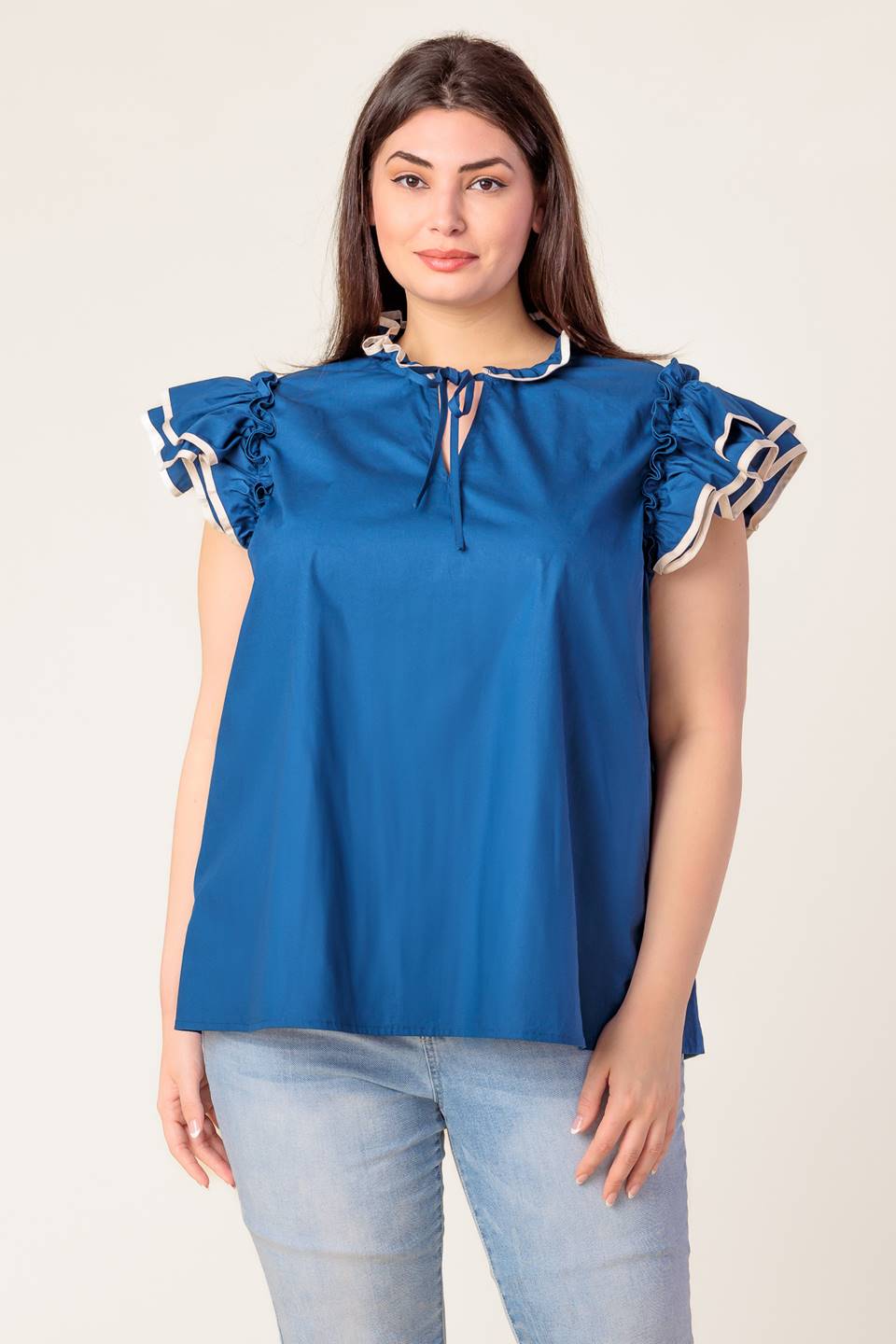 THE TIME IS RIGHT WOVEN TOP - MaraFormigone