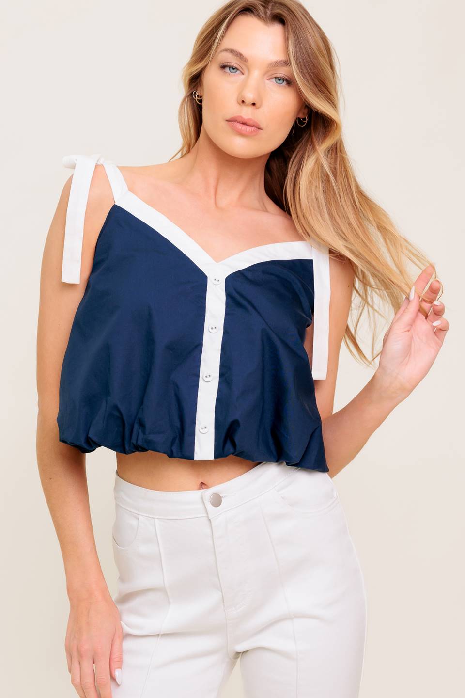 TOP TEJIDO CON AROMA A PRIMAVERA