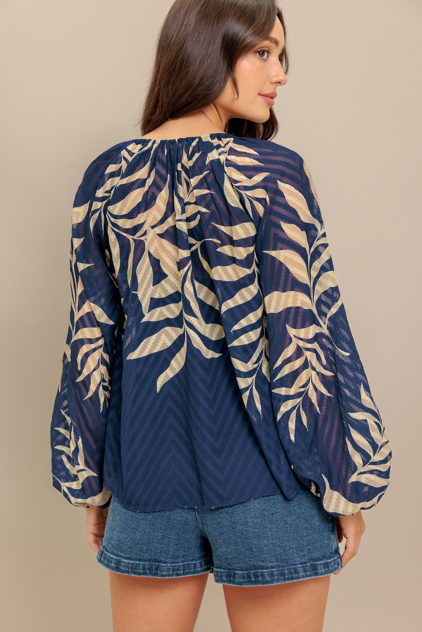 MIDNIGHT WALK  WOVEN TOP - MaraFormigone