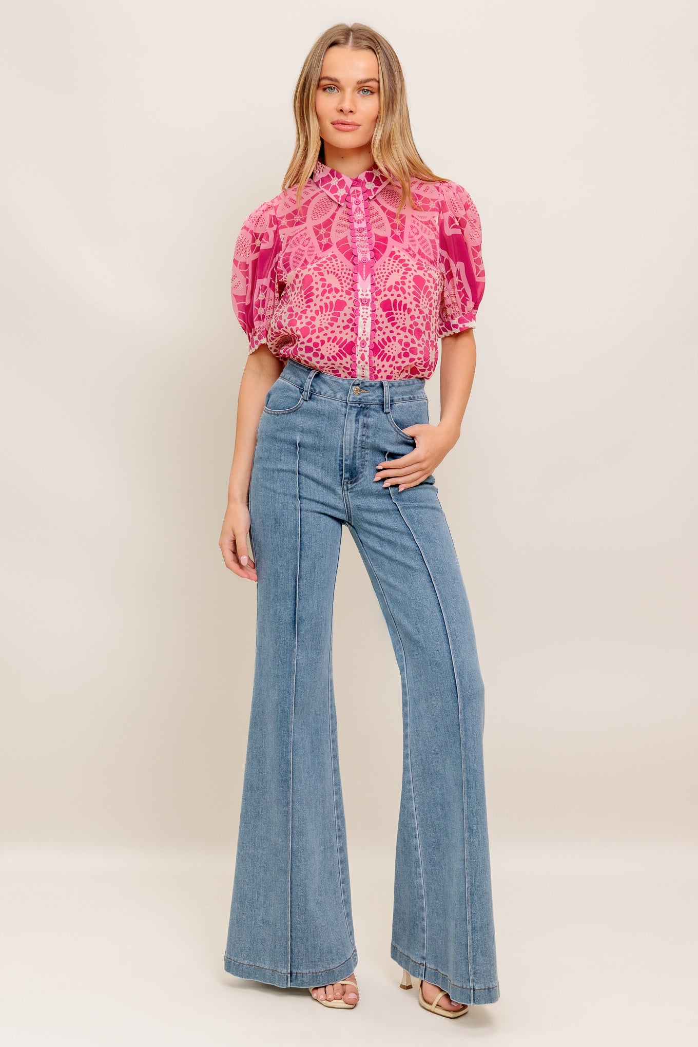 PRECIOUS HEART WOVEN TOP - MaraFormigone