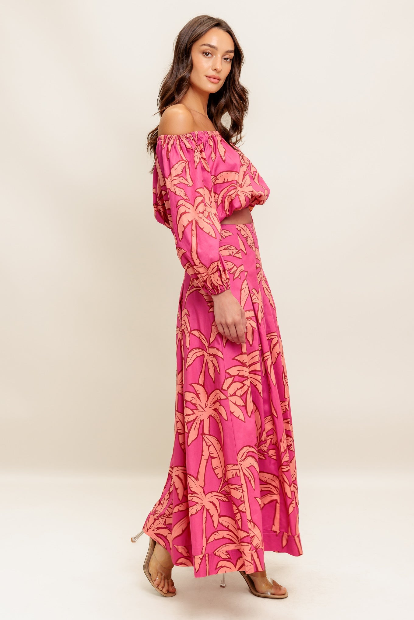 PARADISE MATCH WOVEN TOP AND SKIRT SET - MaraFormigone