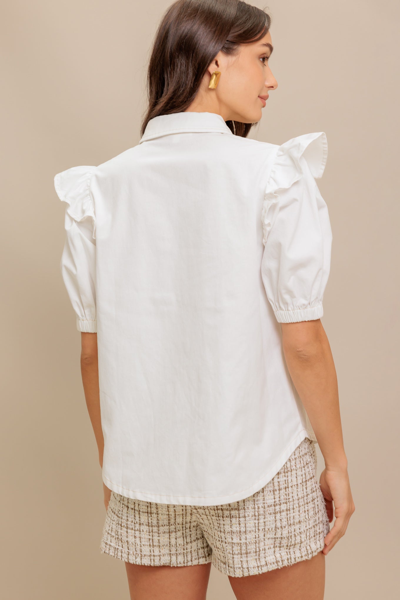 BLUSA TECIDA COM DETALHES MUSE