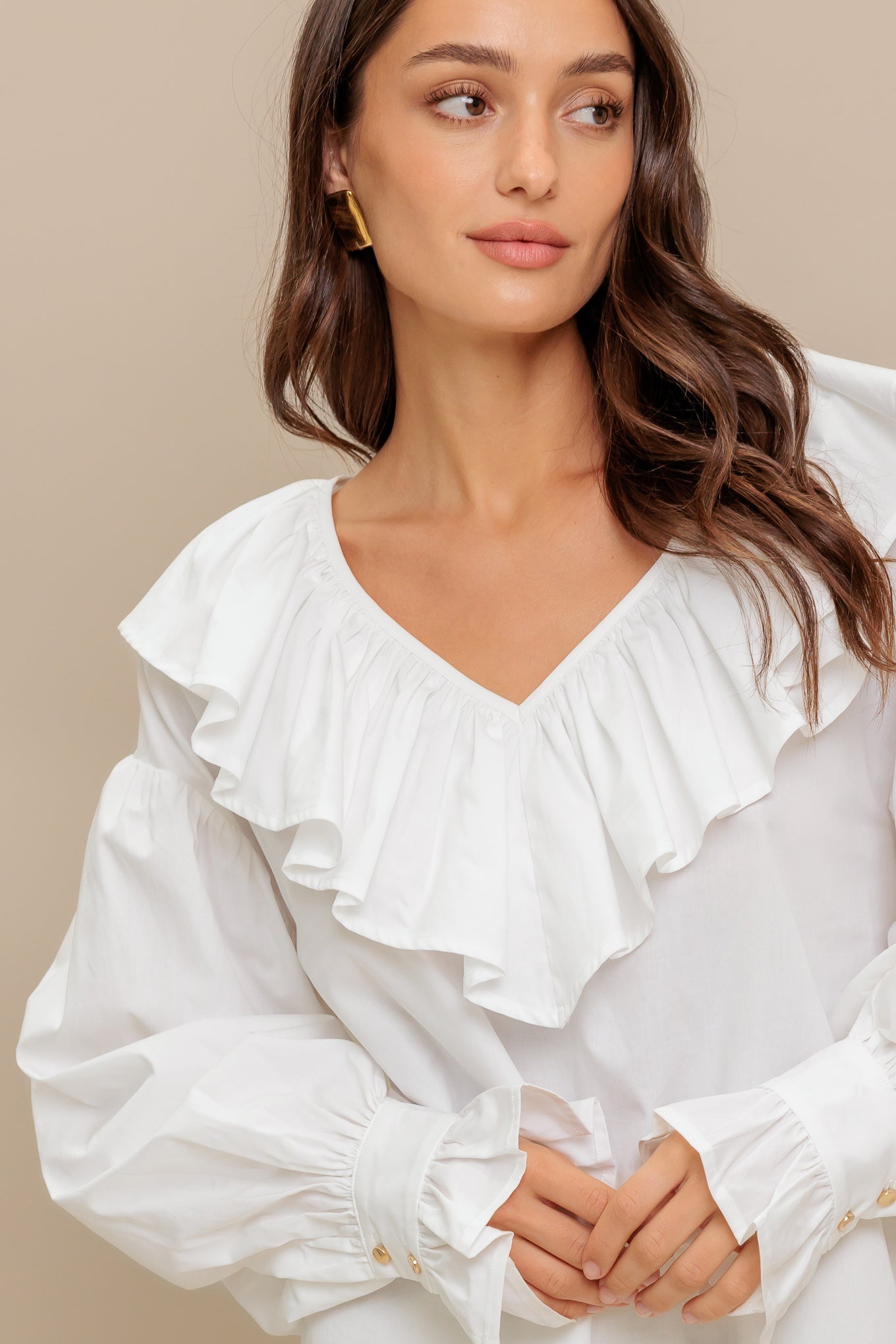 COUTURE CODE WOVEN TOP - MaraFormigone