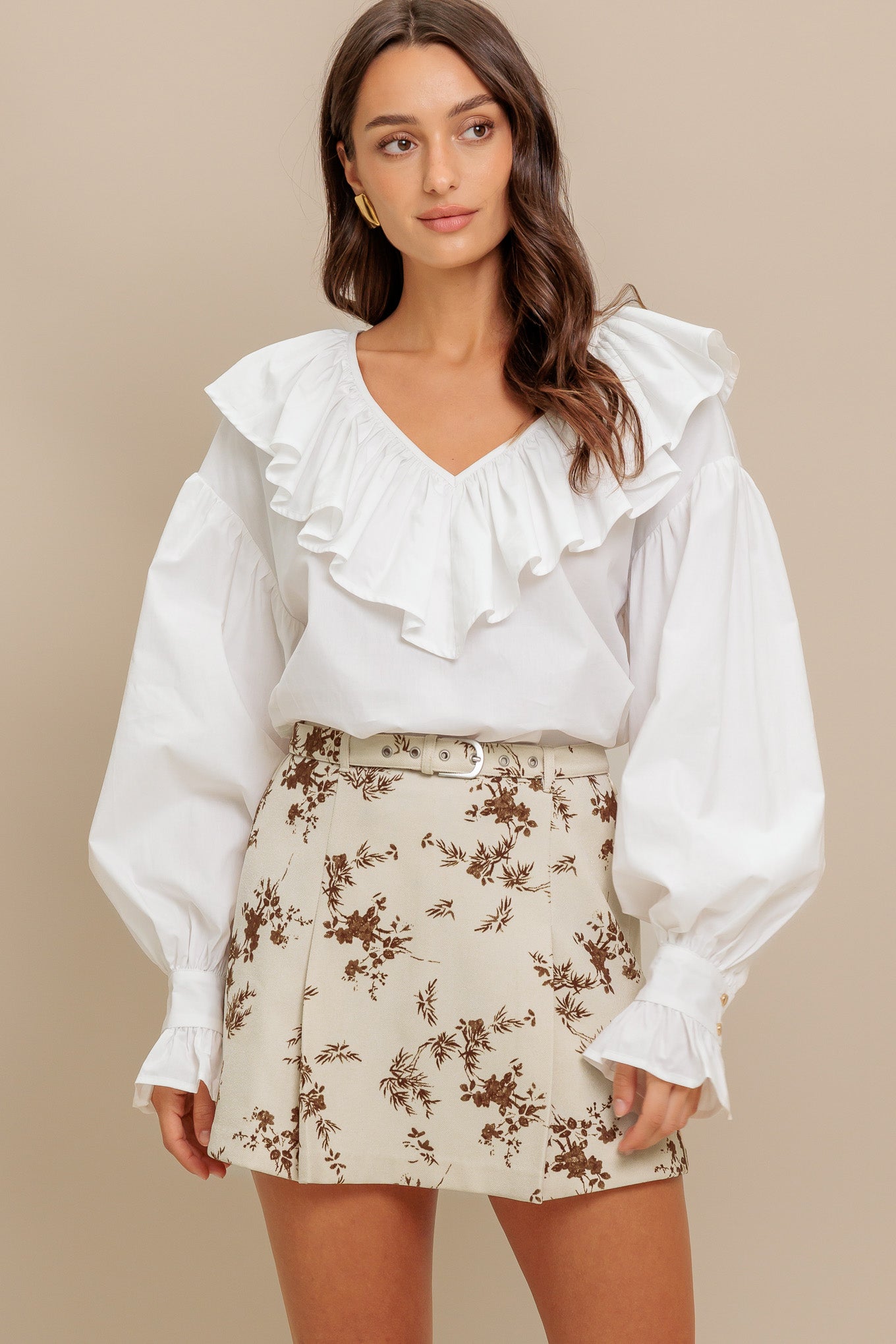 COUTURE CODE WOVEN TOP - MaraFormigone