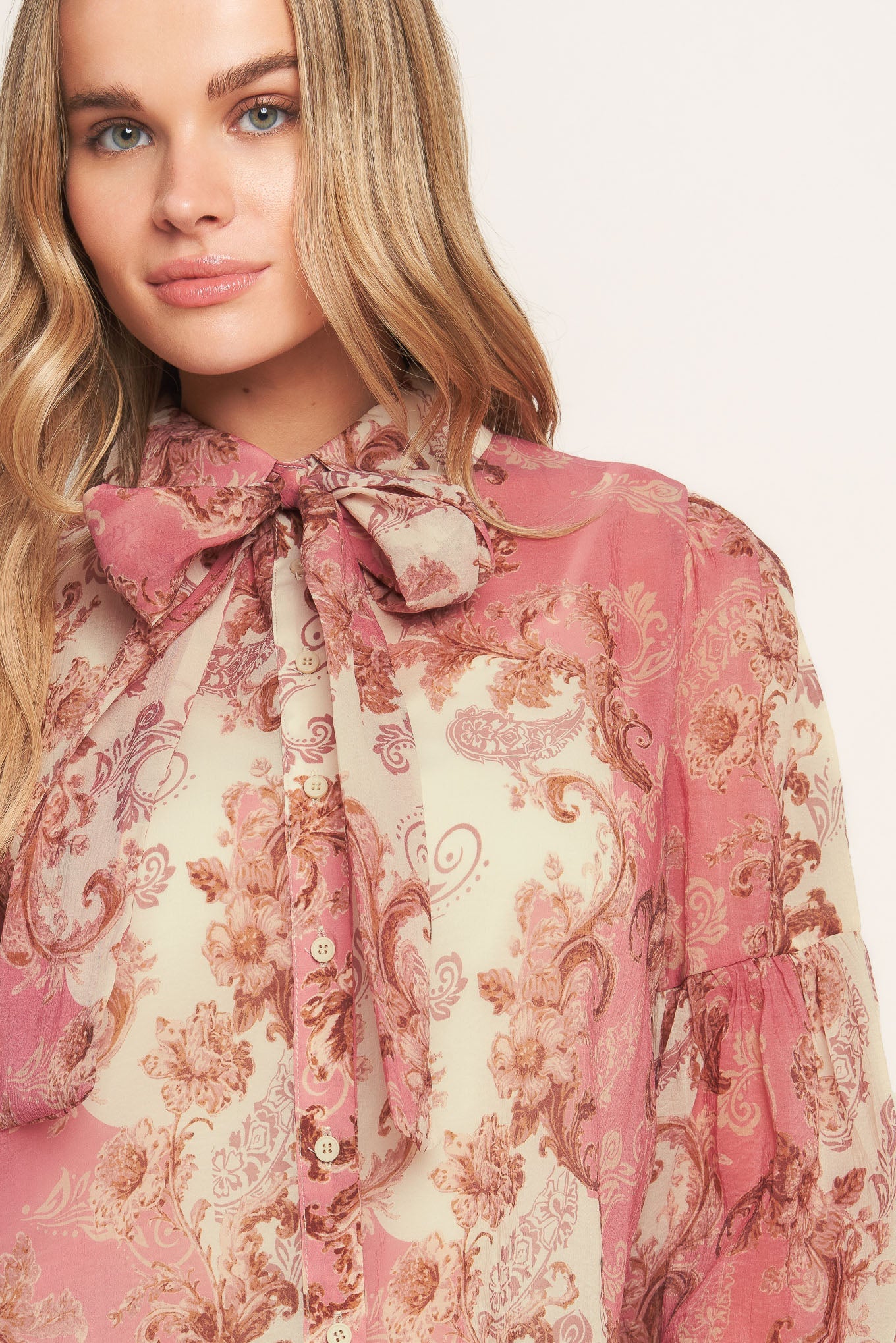 ROCOCO ROSE WOVEN TOP - MaraFormigone